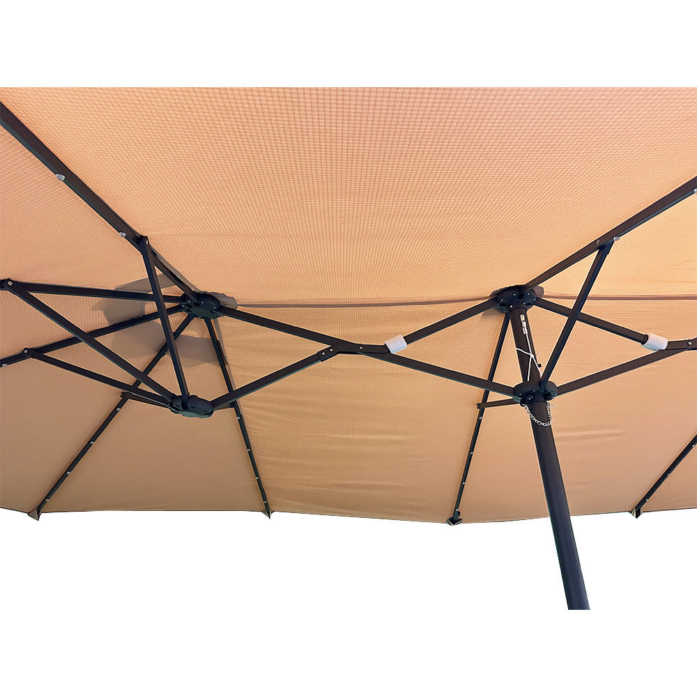 Replacement Canopy for Tangkula 15' Double Sided Patio LED Umbrella - RipLock 350