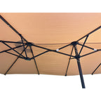 Replacement Canopy for Tangkula 15' Double Sided Patio LED Umbrella - RipLock 350