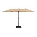 Replacement Canopy for Yaheetech Caprihom Pure & Easy Yita 15' Triple Patio Umbrella - RipLock 350
