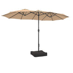 Replacement Canopy for BigRoof 15' Double Sided Patio Umbrella - RipLock 350