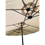 Replacement Canopy for BigRoof 15' Double Sided Patio Umbrella - RipLock 350