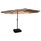 Replacement Canopy for BigRoof 15' Double Sided Patio Umbrella - RipLock 350