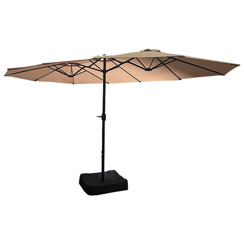 Replacement Canopy for BigRoof 15' Double Sided Patio Umbrella - RipLock 350