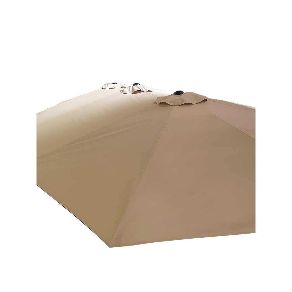 Replacement Canopy for BigRoof 15' Double Sided Patio Umbrella - RipLock 350