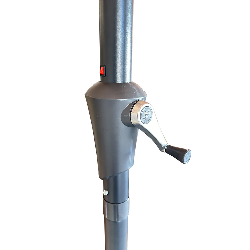 Replacement Canopy for Ainfox Hopkinton 15' Double Sided Patio LED Umbrella - RipLock 350