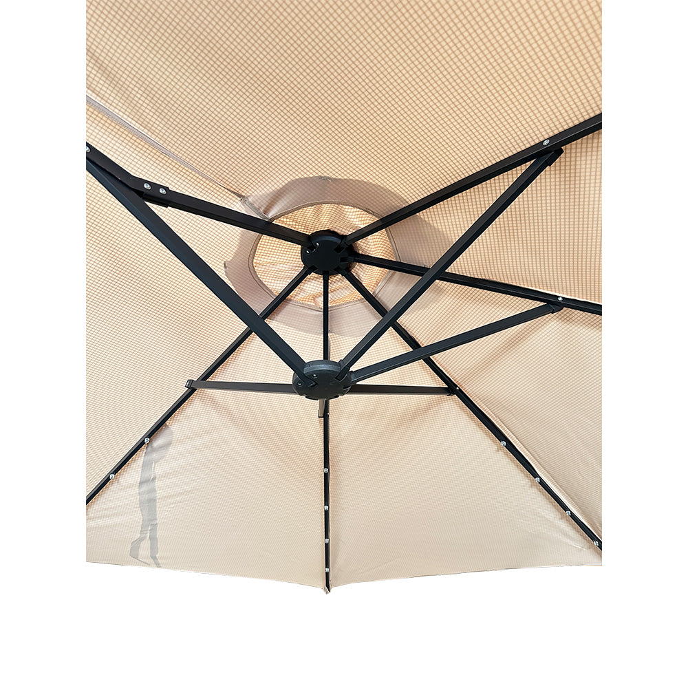Replacement Canopy for Ainfox Hopkinton 15' Double Sided Patio LED Umbrella - RipLock 350