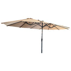 Replacement Canopy for Ainfox Hopkinton 15' Double Sided Patio LED Umbrella - RipLock 350