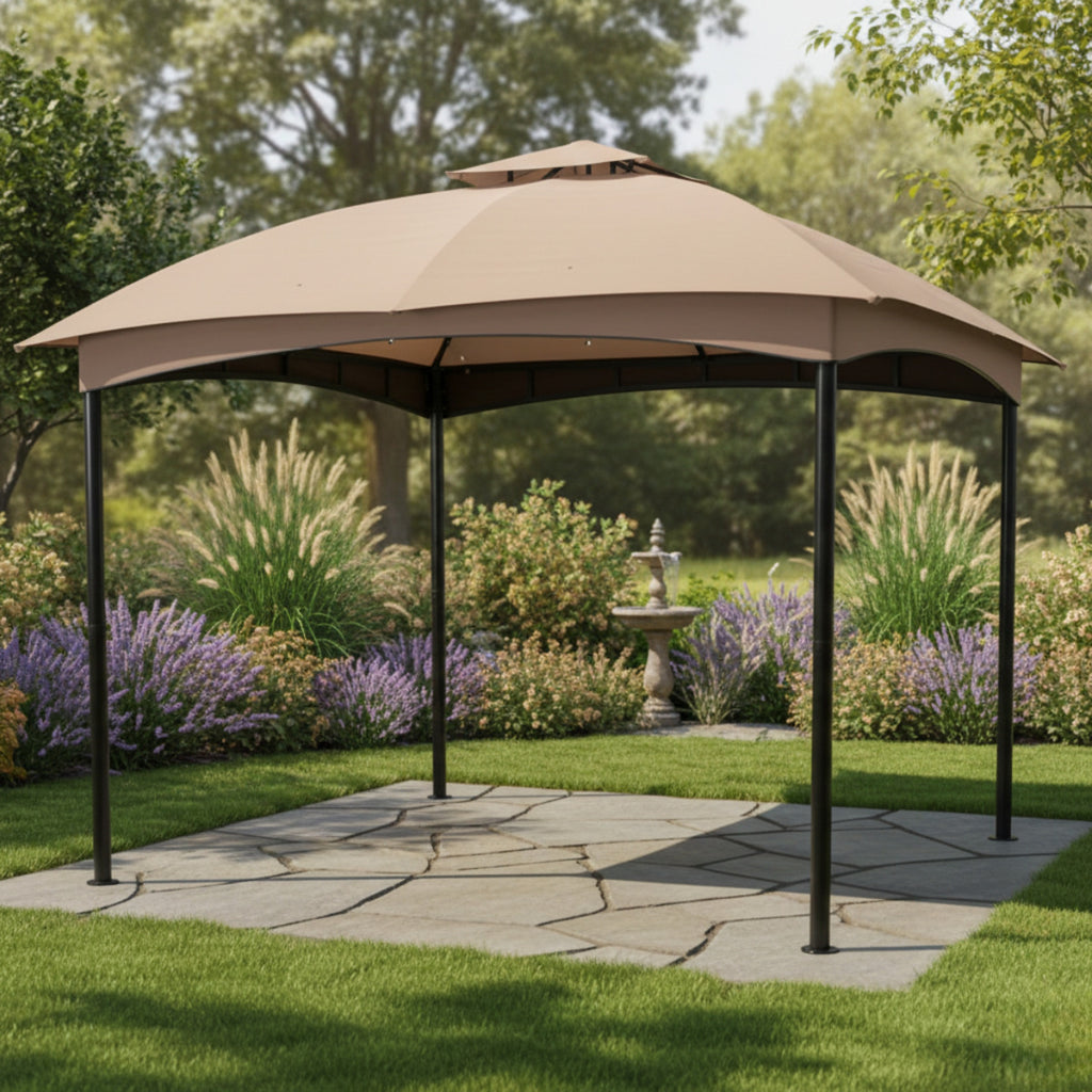 Replacement Canopy for Fab Based GAZ007K 10' x 10' Gazebo - Beige, RipLock 350