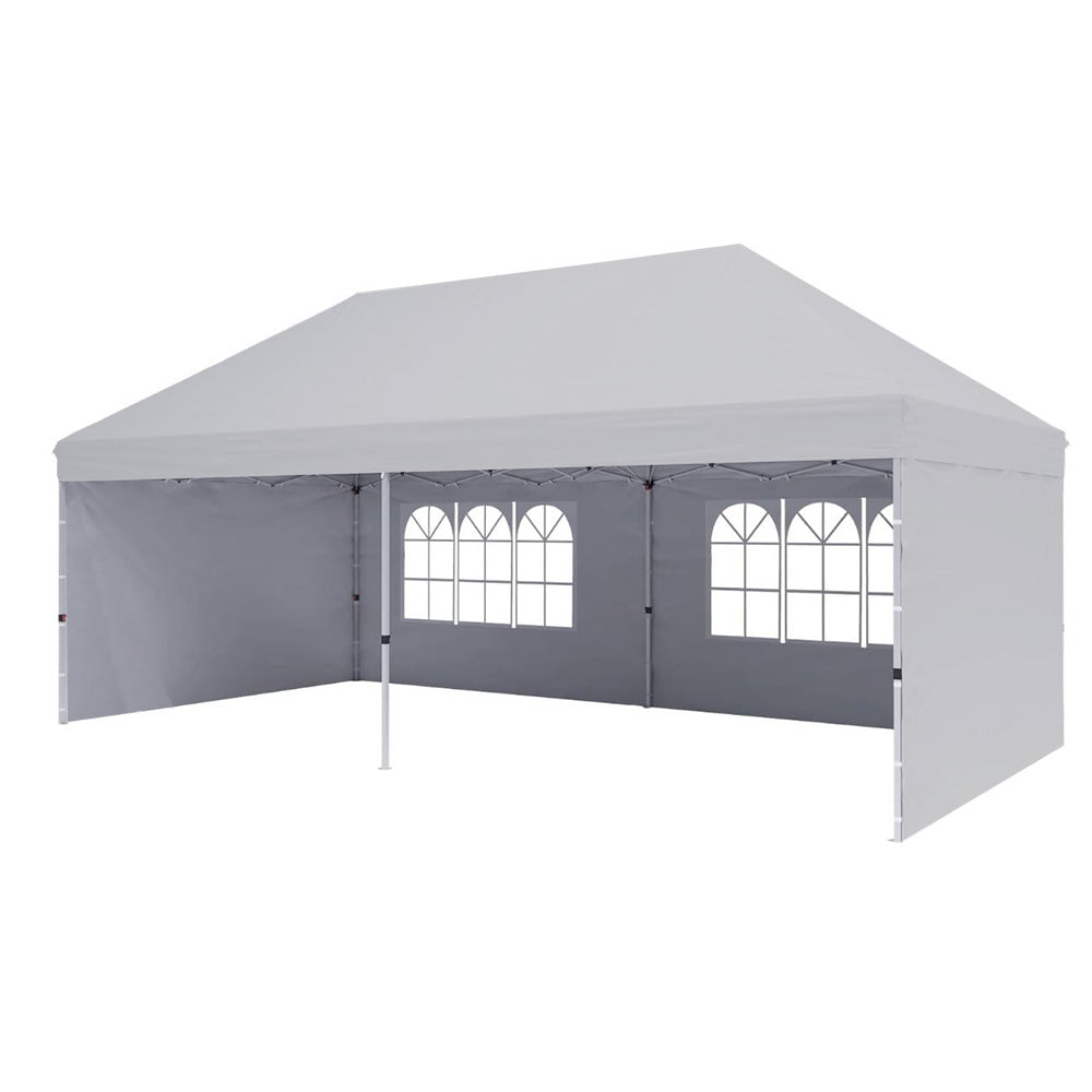 Replacement Canopy for Outfine 10' X 20' Pop Up Commercial Tent Gazebo - RipLock 350 - Slate Gray
