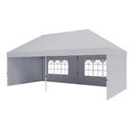 Replacement Canopy for Outfine 10' X 20' Pop Up Commercial Tent Gazebo - RipLock 350 - Slate Gray