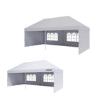 Replacement Canopy for Outfine 10' X 20' Pop Up Commercial Tent Gazebo - RipLock 350 - Slate Gray