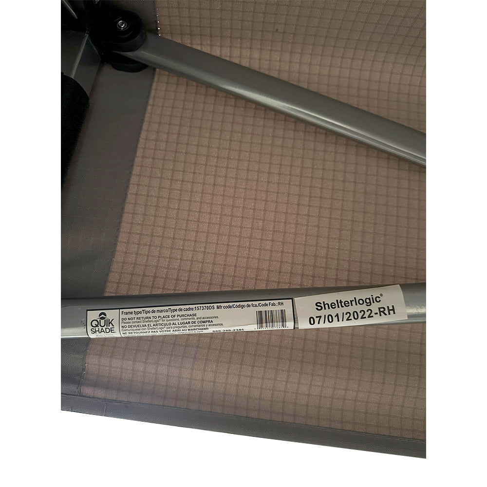 Replacement Canopy for Shade Tech and Weekender Elite 12' x 12' Pop Up - RipLock 350 - Slate Gray
