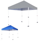 Replacement Canopy for Crown Shades Commercial 8' x 8' Pop Up - RipLock 350 - Slate Gray
