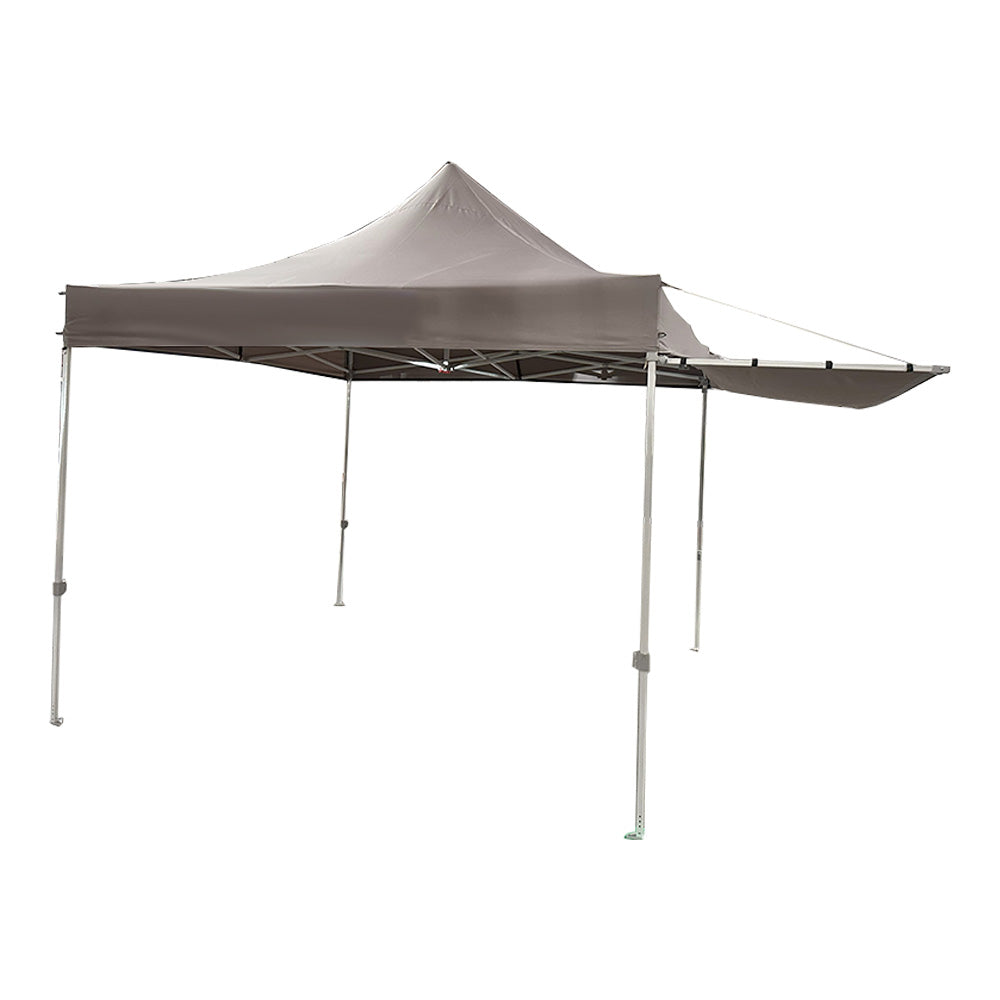 Replacement Canopy for AbcCanopy 10' x 10' Market Series with Awning - RipLock 350 - Slate Gray