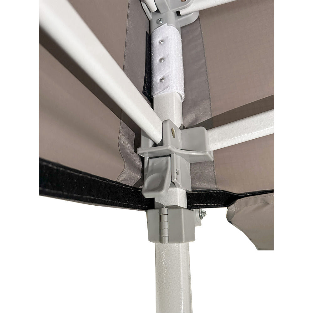 Replacement Canopy for AbcCanopy 10' x 10' Market Series with Awning - RipLock 350 - Slate Gray