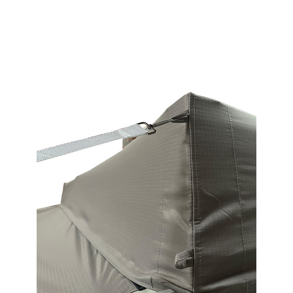 Replacement Canopy for AbcCanopy 10' x 10' Market Series with Awning - RipLock 350 - Slate Gray