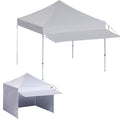 Replacement Canopy for AbcCanopy 10' x 10' Market Series with Awning - RipLock 350 - Slate Gray