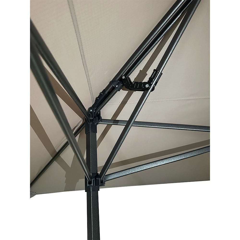 Replacement Canopy for Yoli Solana 235 EasyLift 15' x 15' Canopy - RipLock 350 - Slate Gray