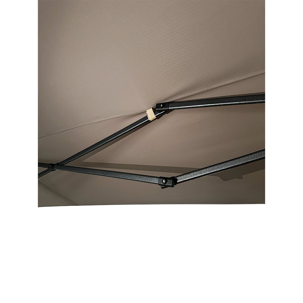 Replacement Canopy for Yoli Solana 235 EasyLift 15' x 15' Canopy - RipLock 350 - Slate Gray