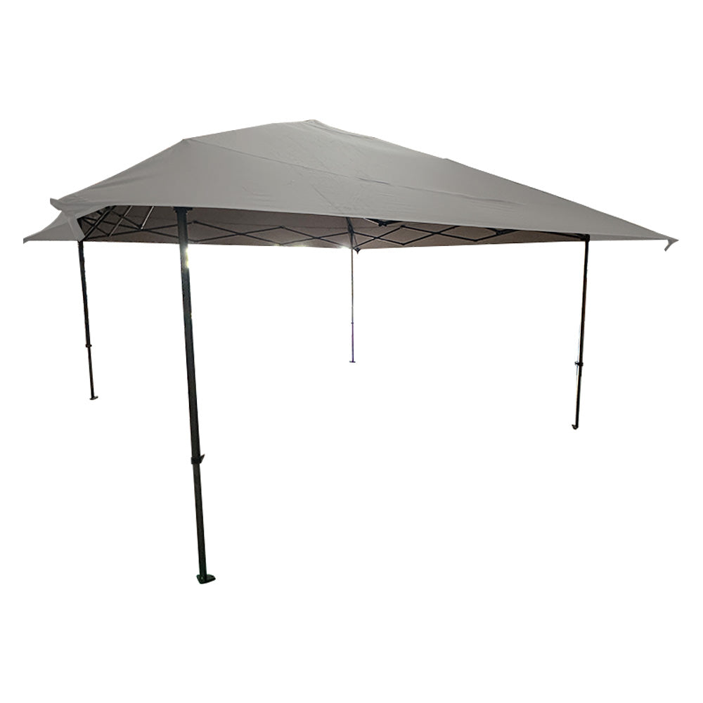 Replacement Canopy for Yoli Solana 235 EasyLift 15' x 15' Canopy - RipLock 350 - Slate Gray