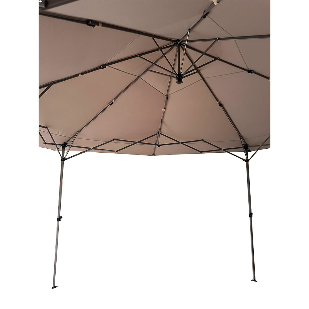 Replacement Canopy for Yoli Octa EasyLift 170 15.5' x 11' Canopy - RipLock 350 - Slate Gray