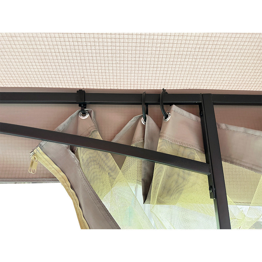 Replacement Canopy for MasterCanopy 11' x 11' Gazebo - RipLock 350 - Slate Gray