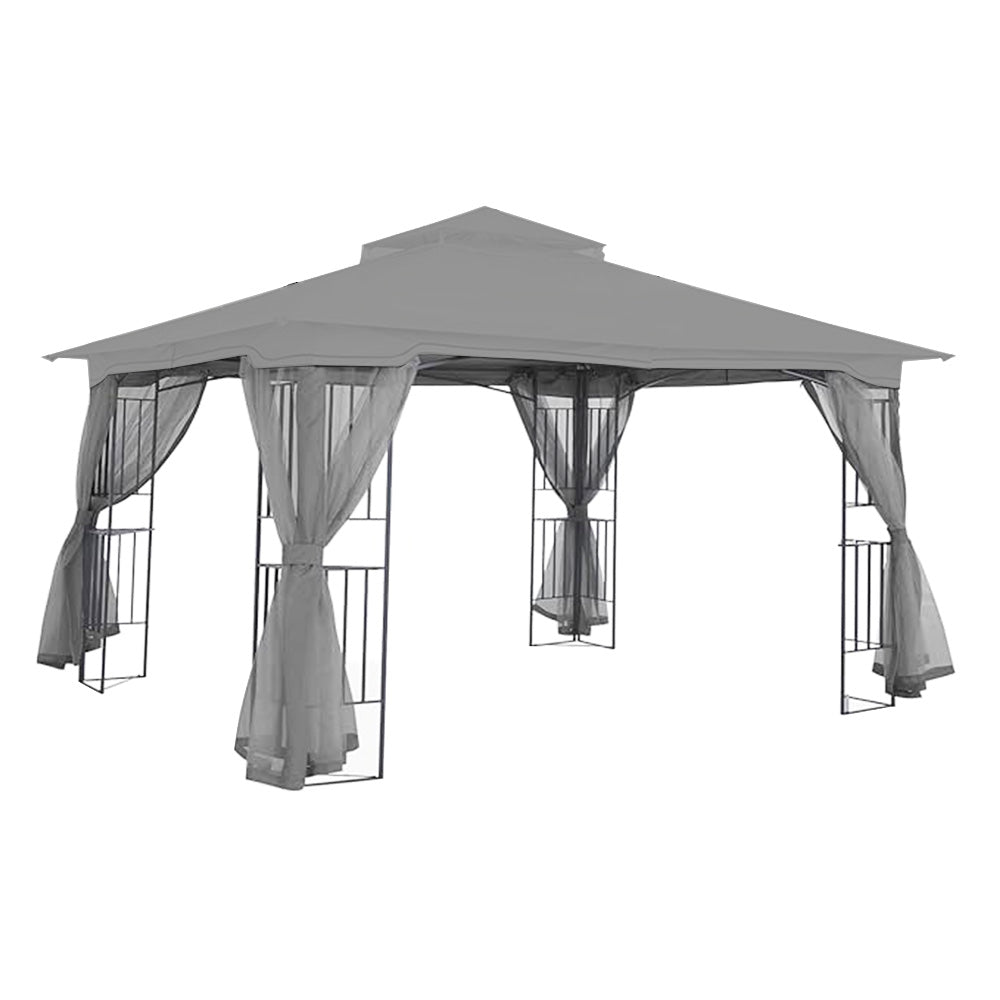 Replacement Canopy for MasterCanopy 11' x 11' Gazebo - RipLock 350 - Slate Gray