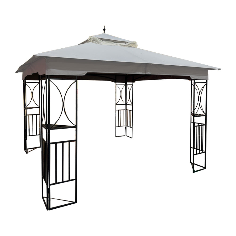 Replacement Canopy for MasterCanopy 11' x 11' Gazebo - RipLock 350 - Slate Gray