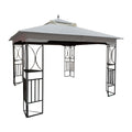Replacement Canopy for MasterCanopy 11' x 11' Gazebo - RipLock 350 - Slate Gray