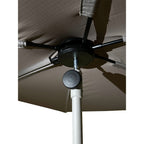 Replacement Canopy for Grand Patio 6' x 4' Rectangular Flat Umbrella- RipLock 350 - Slate Gray