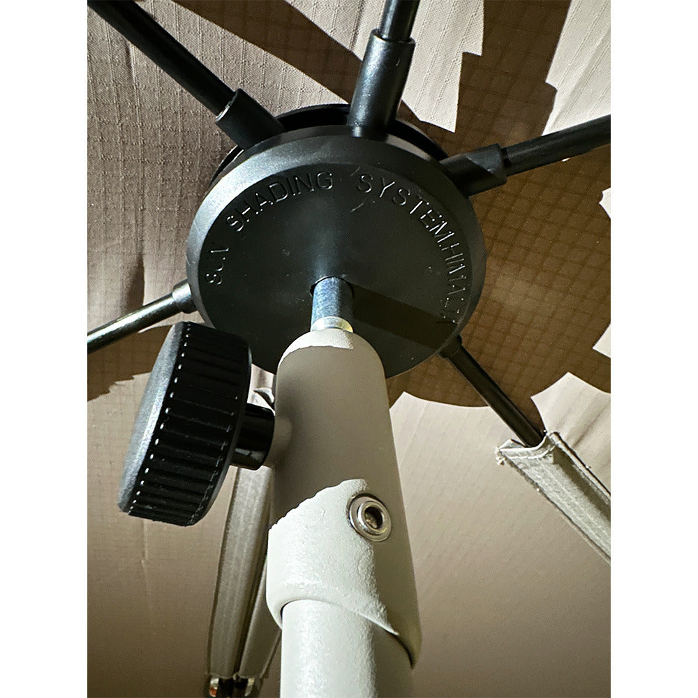 Replacement Canopy for Grand Patio 6' x 4' Rectangular Flat Umbrella- RipLock 350 - Slate Gray