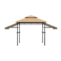 Replacement Canopy for Tangkula 13.5’ X 4’ Grill Gazebo with Side Awnings - RipLock 350