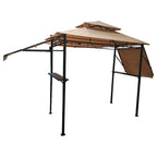 Replacement Canopy for Tangkula 13.5’ X 4’ Grill Gazebo with Side Awnings - RipLock 350