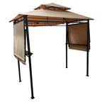 Replacement Canopy for Tangkula 13.5’ X 4’ Grill Gazebo with Side Awnings - RipLock 350