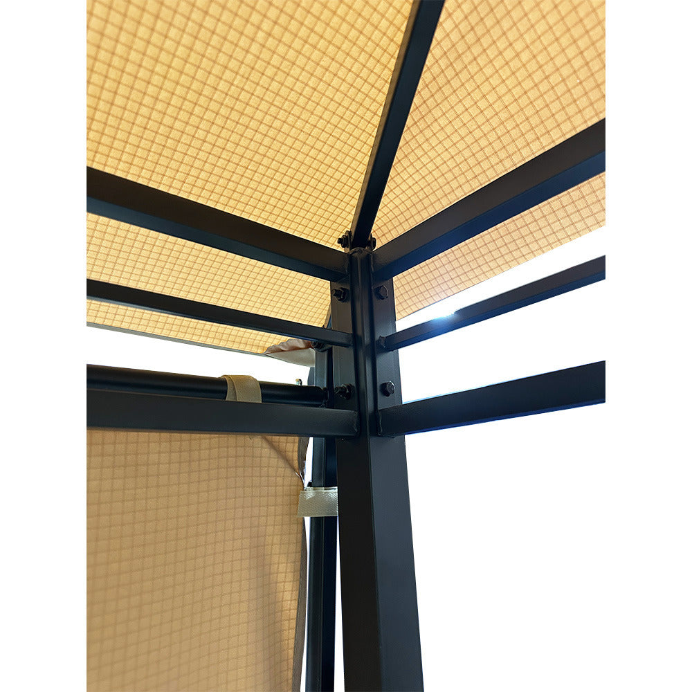 Replacement Canopy for Tangkula 13.5’ X 4’ Grill Gazebo with Side Awnings - RipLock 350