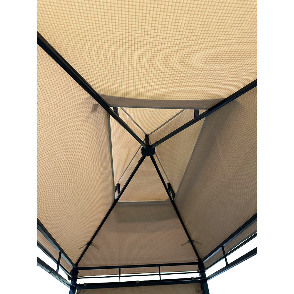 Replacement Canopy for Tangkula 13.5’ X 4’ Grill Gazebo with Side Awnings - RipLock 350