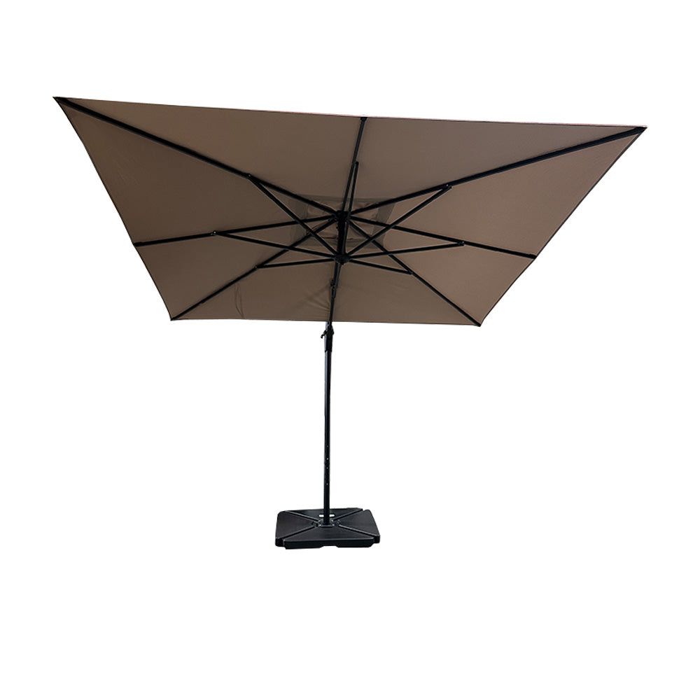 Replacement Canopy for Allen and Roth 8' Patio Umbrella - RipLock 350 - Slate Gray