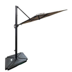 Replacement Canopy for Allen and Roth 8' Patio Umbrella - RipLock 350 - Slate Gray