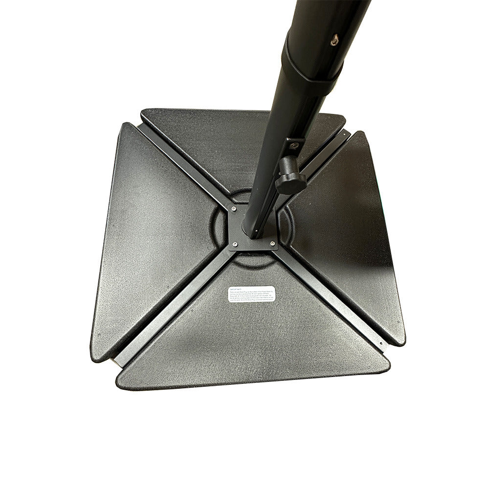 Replacement Canopy for Allen and Roth 8' Patio Umbrella - RipLock 350 - Slate Gray