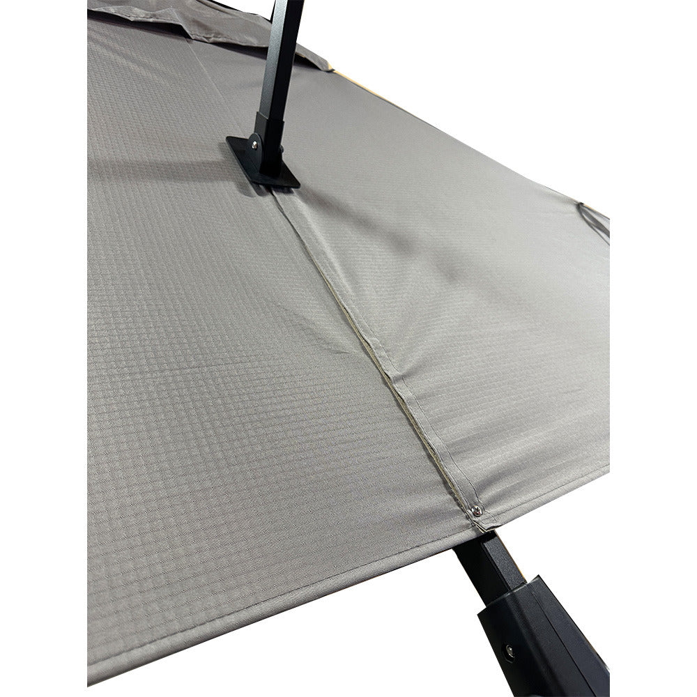 Replacement Canopy for Allen and Roth 8' Patio Umbrella - RipLock 350 - Slate Gray