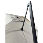 Replacement Canopy for Allen and Roth 8' Patio Umbrella - RipLock 350 - Slate Gray