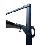 Replacement Canopy for Allen and Roth 8' Patio Umbrella - RipLock 350 - Slate Gray