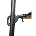 Replacement Canopy for Allen and Roth 8' Patio Umbrella - RipLock 350 - Slate Gray