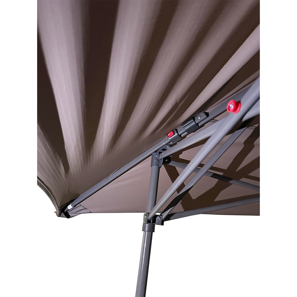 Replacement Canopy and Sunwall for StyleWell 8' x 8' Slant Leg Pop Up - RipLock 350 - Slate Gray