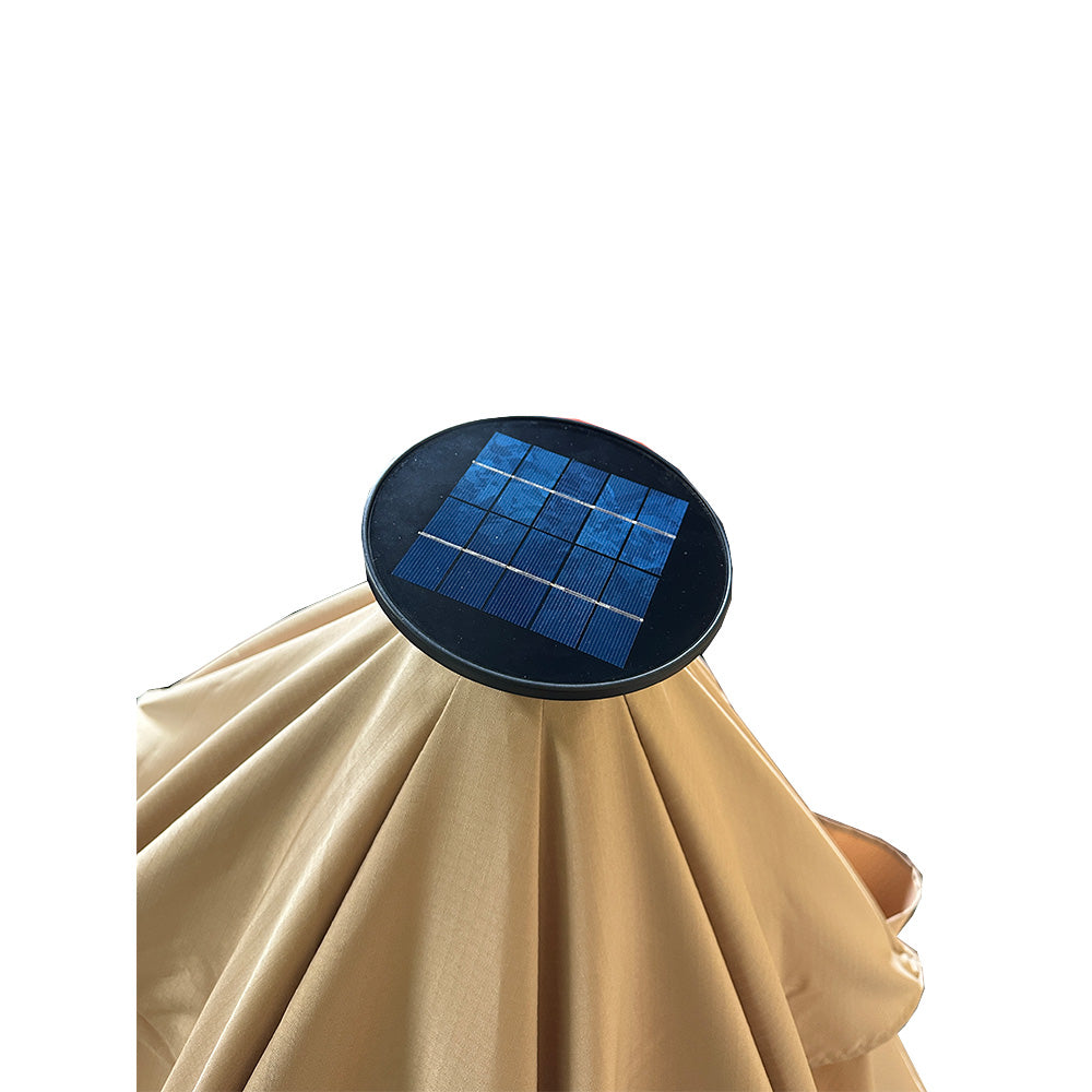 Replacement Canopy for Hampton Bay 11' Solar LED Patio Umbrella - RipLock 350