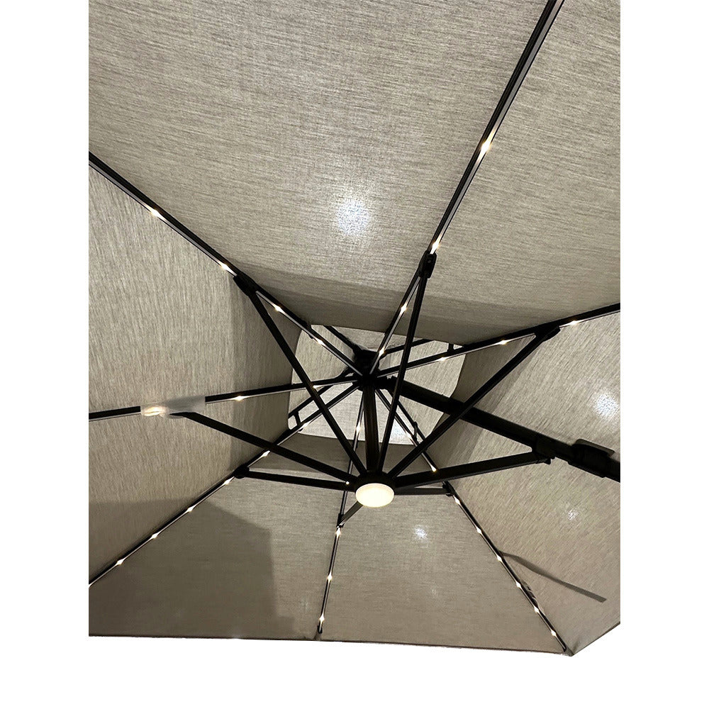Replacement Canopy for Seasons Sentry 10’ Square Solar LED Umbrella – RipLock 500