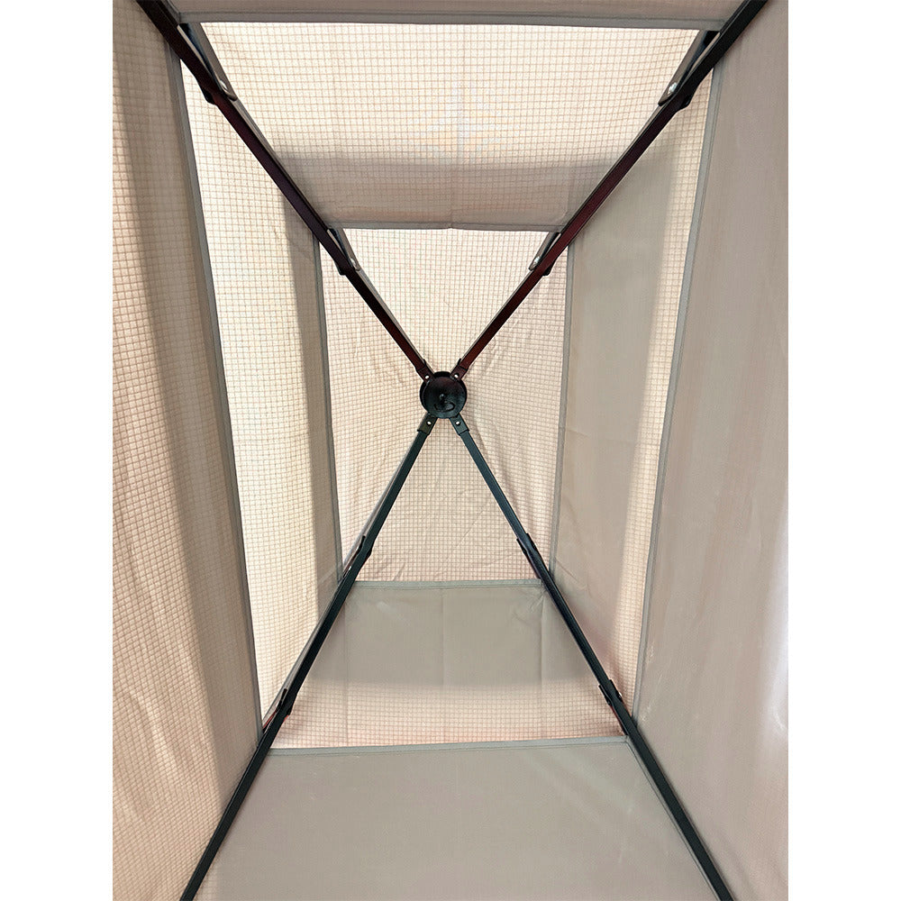 Replacement Canopy for Yaheetech Triple Tier Grill Gazebo – RipLock 350 – Slate Gray