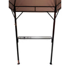 Replacement Canopy for Yaheetech Triple Tier Grill Gazebo – RipLock 350 – Slate Gray