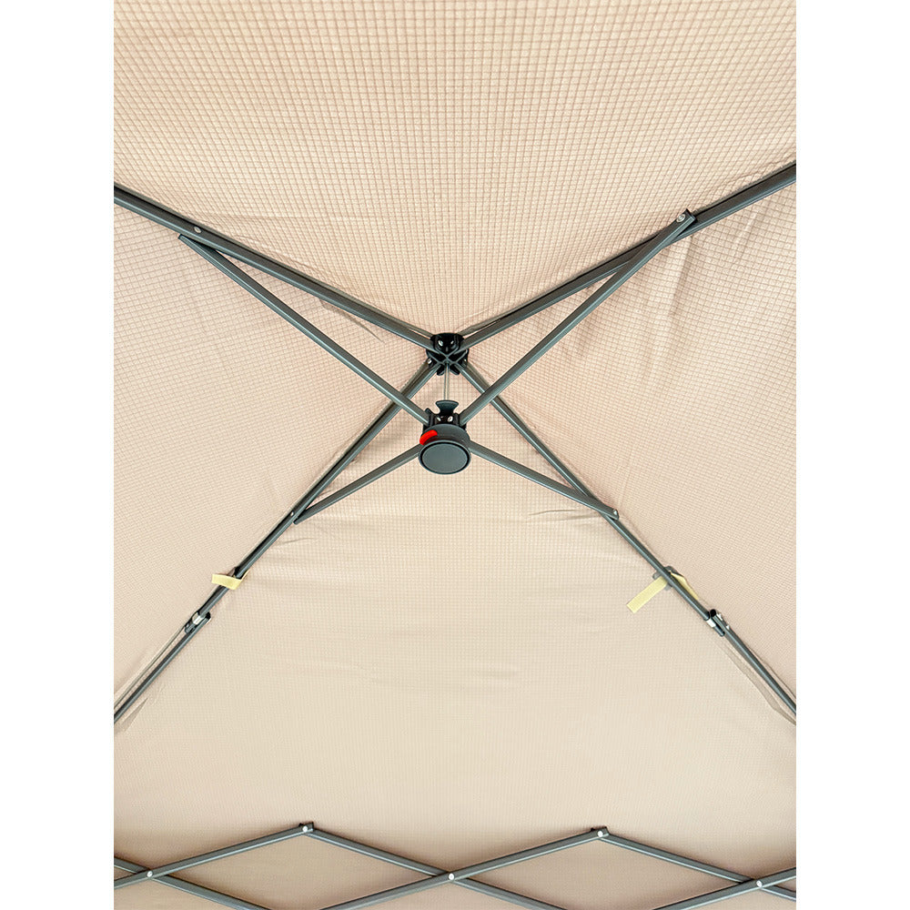 Replacement Canopy for Tangkula 6.6’ x 6.6’ Pop Up – RipLock 350 – Slate Gray