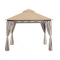 Replacement Canopy for Hampton Bay Palantine 10.5' X 10.5' Gazebo - RipLock 350